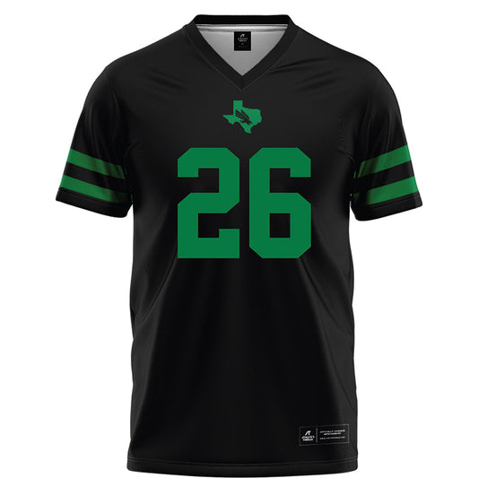 North Texas - NCAA Football : S'Maje Burrell - Black Football Jersey-0