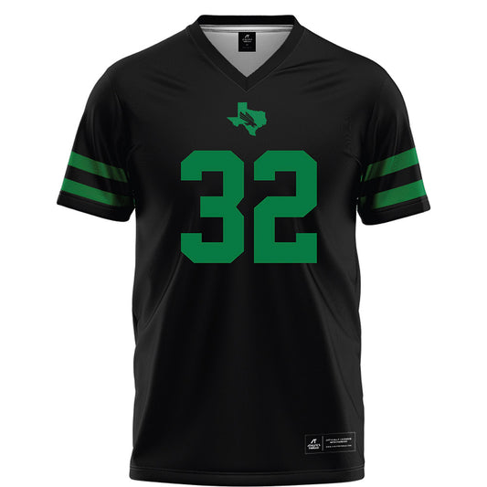 North Texas - NCAA Football : Ethan Wesloski - Black Football Jersey