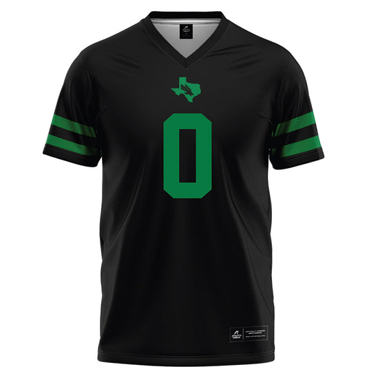 North Texas - NCAA Football : Will Jones II - Black Football Jersey-0
