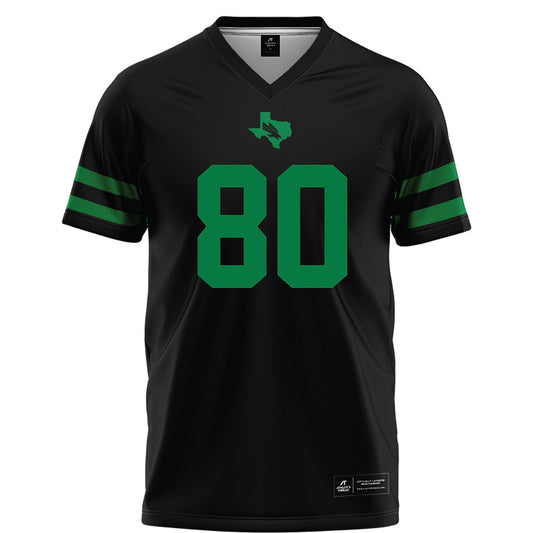 North Texas - NCAA Football : Baron Tipton - Black Football Jersey