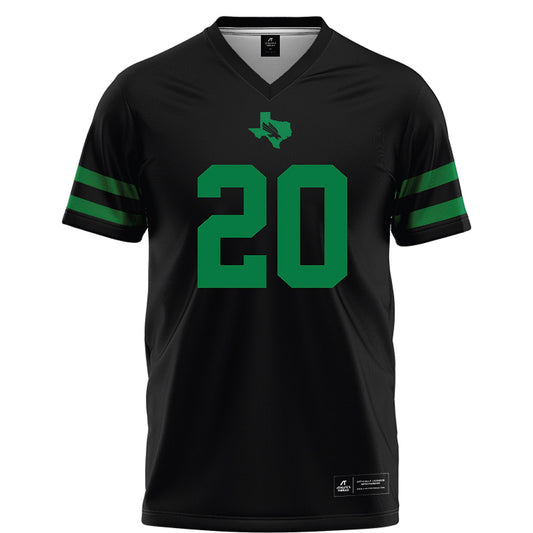 North Texas - NCAA Football : Alphie Guillory Jr - Black Football Jersey