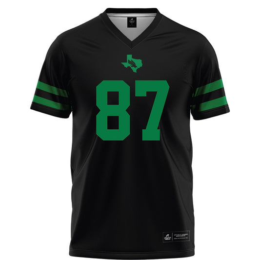 North Texas - NCAA Football : Brandon Young Jr - Black Football Jersey