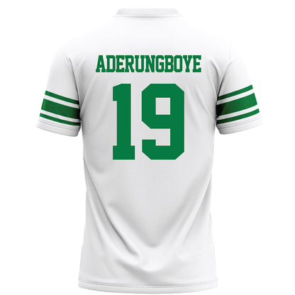 North Texas - NCAA Football : Victor Aderungboye - White Football Jersey