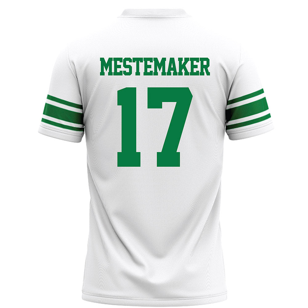 North Texas - NCAA Football : Drew Mestemaker - White Football Jersey