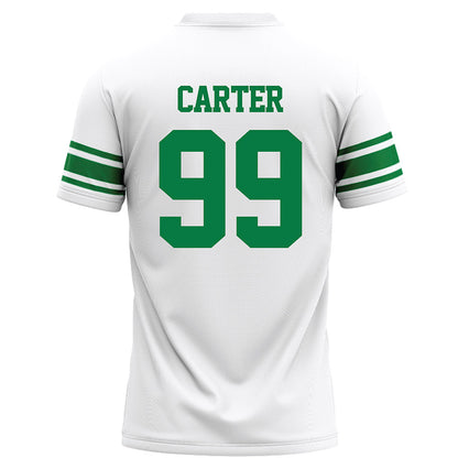 North Texas - NCAA Football : Avion Carter - White Football Jersey-1