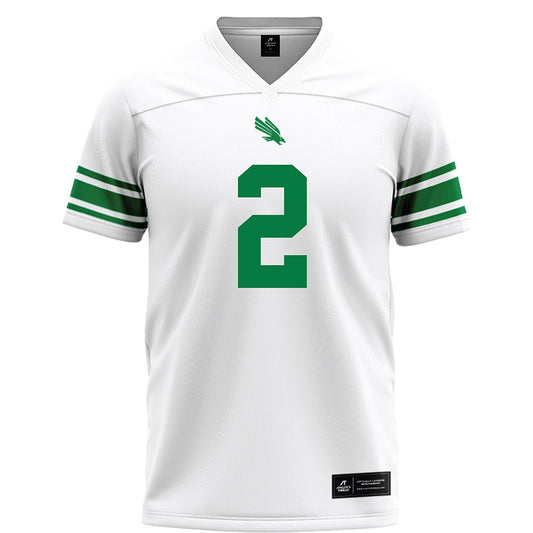 North Texas - NCAA Football : Shaadie Clayton-Johnson - White Football Jersey-0