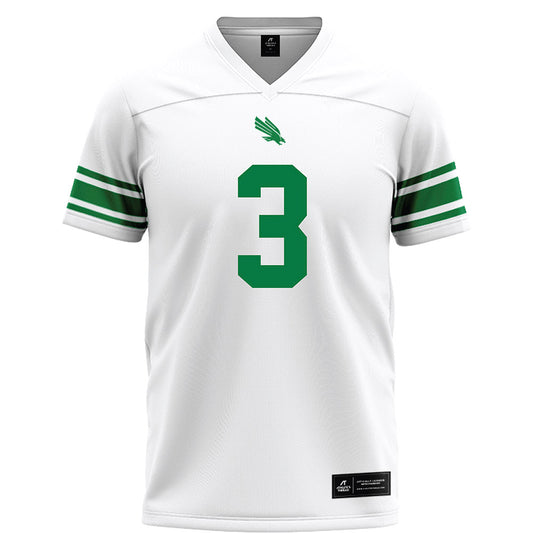 North Texas - NCAA Football : Zakye Barker - White Football Jersey-0