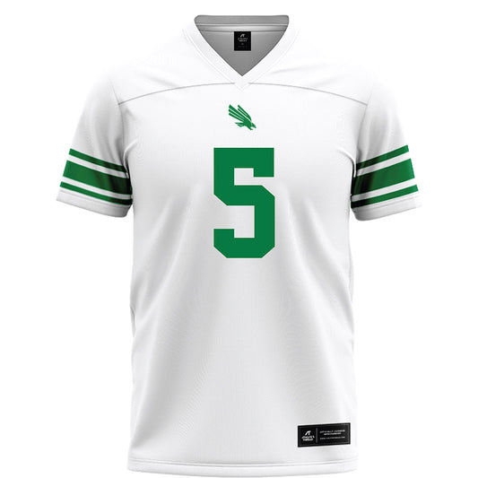 North Texas - NCAA Football : Ridge Texada - White Football Jersey