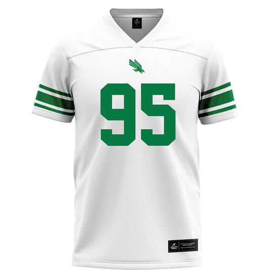 North Texas - NCAA Football : Rudy Vargas - White Football Jersey-0