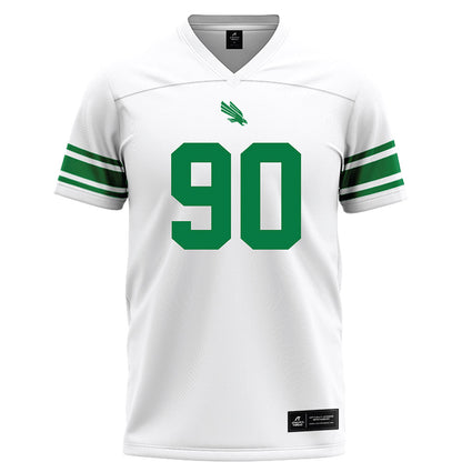North Texas - NCAA Football : Dominic De Freitas - White Football Jersey-0