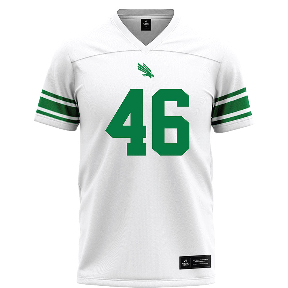 North Texas - NCAA Football : Keelene Bradley - White Football Jersey-0
