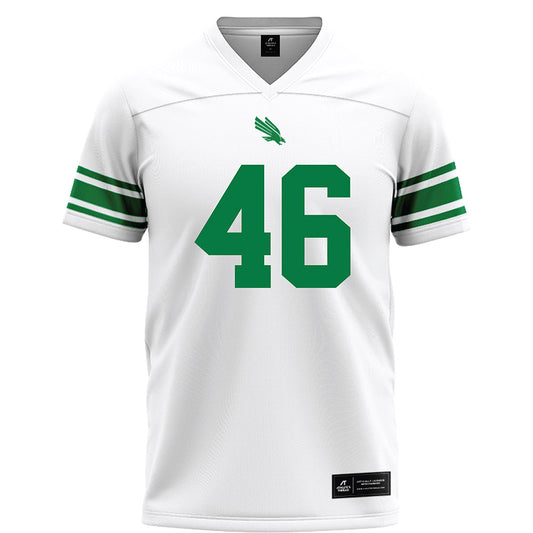 North Texas - NCAA Football : Keelene Bradley - White Football Jersey-0
