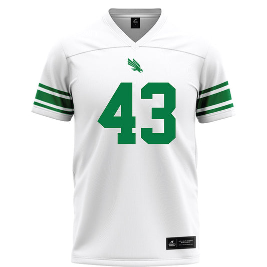 North Texas - NCAA Football : Anthony Benford - White Football Jersey-0