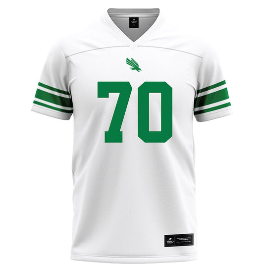 North Texas - NCAA Football : Isaac Sohn - White Football Jersey