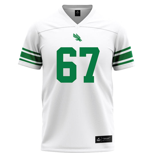 North Texas - NCAA Football : Braydon Nelson - White Football Jersey