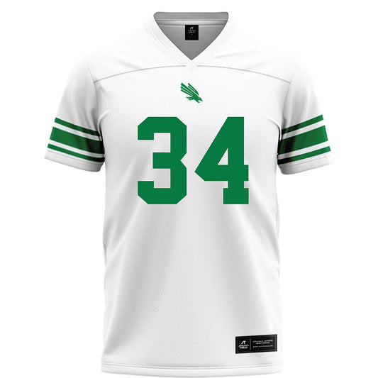 North Texas - NCAA Football : Lane Stewart - White Football Jersey