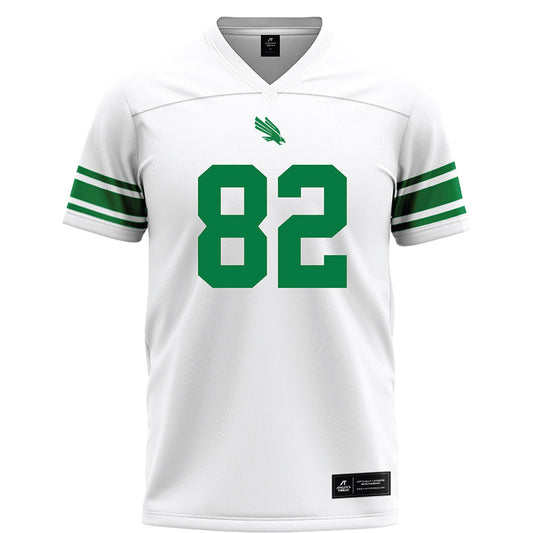 North Texas - NCAA Football : Connor Vaughn - White Football Jersey-0