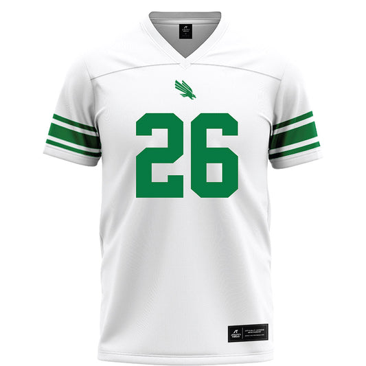 North Texas - NCAA Football : S'Maje Burrell - White Football Jersey-0