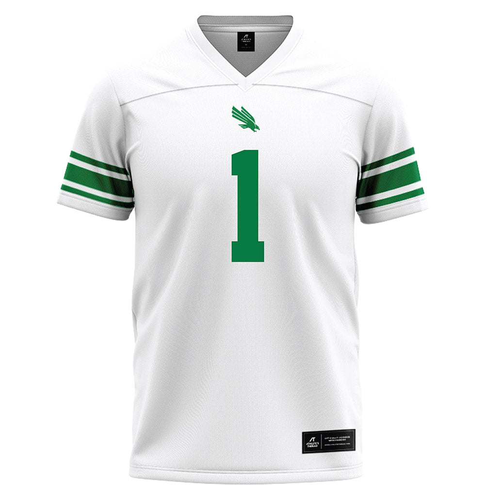 North Texas - NCAA Football : Miles Coleman - White Football Jersey-0