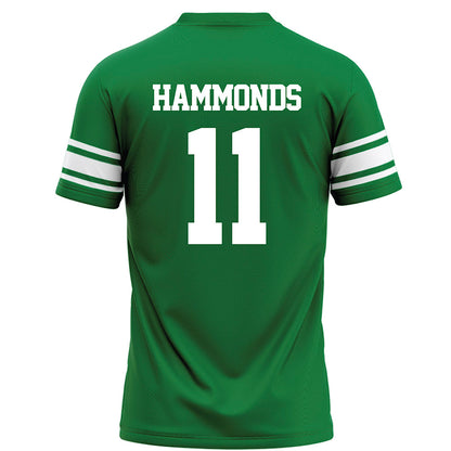 North Texas - NCAA Football : Quinton Hammonds - Green Football Jersey-1