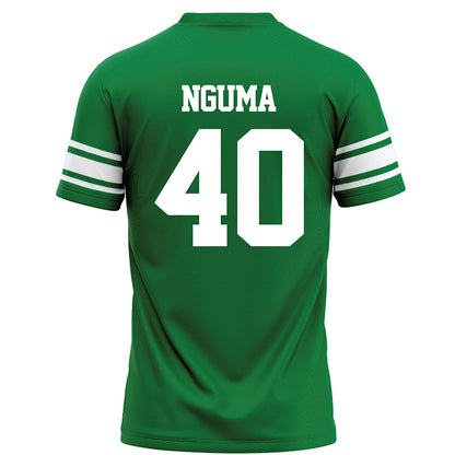 North Texas - NCAA Football : Mikaeli Nguma - Green Football Jersey