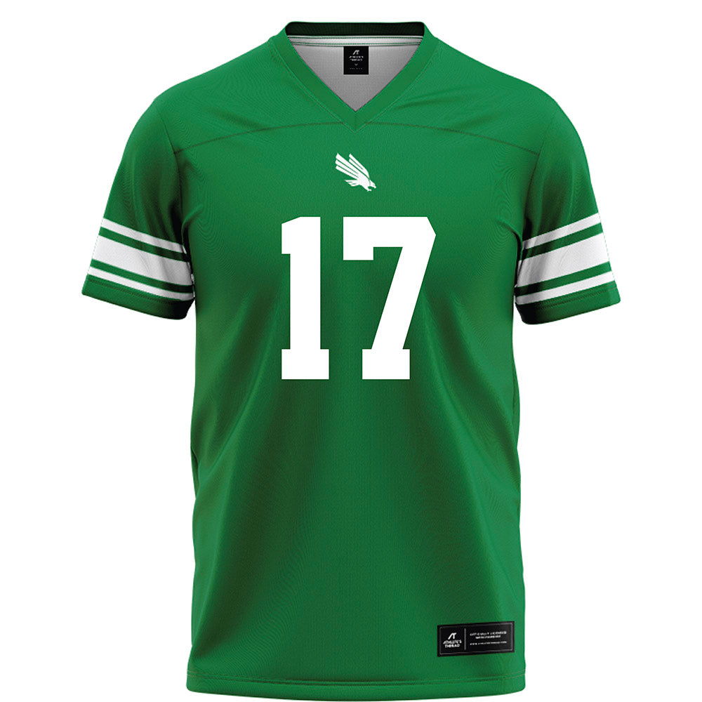North Texas - NCAA Football : Drew Mestemaker - Green Football Jersey