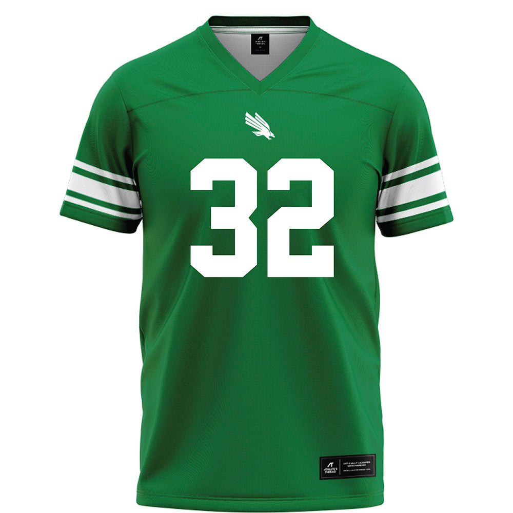 North Texas - NCAA Football : Ethan Wesloski - Green Football Jersey