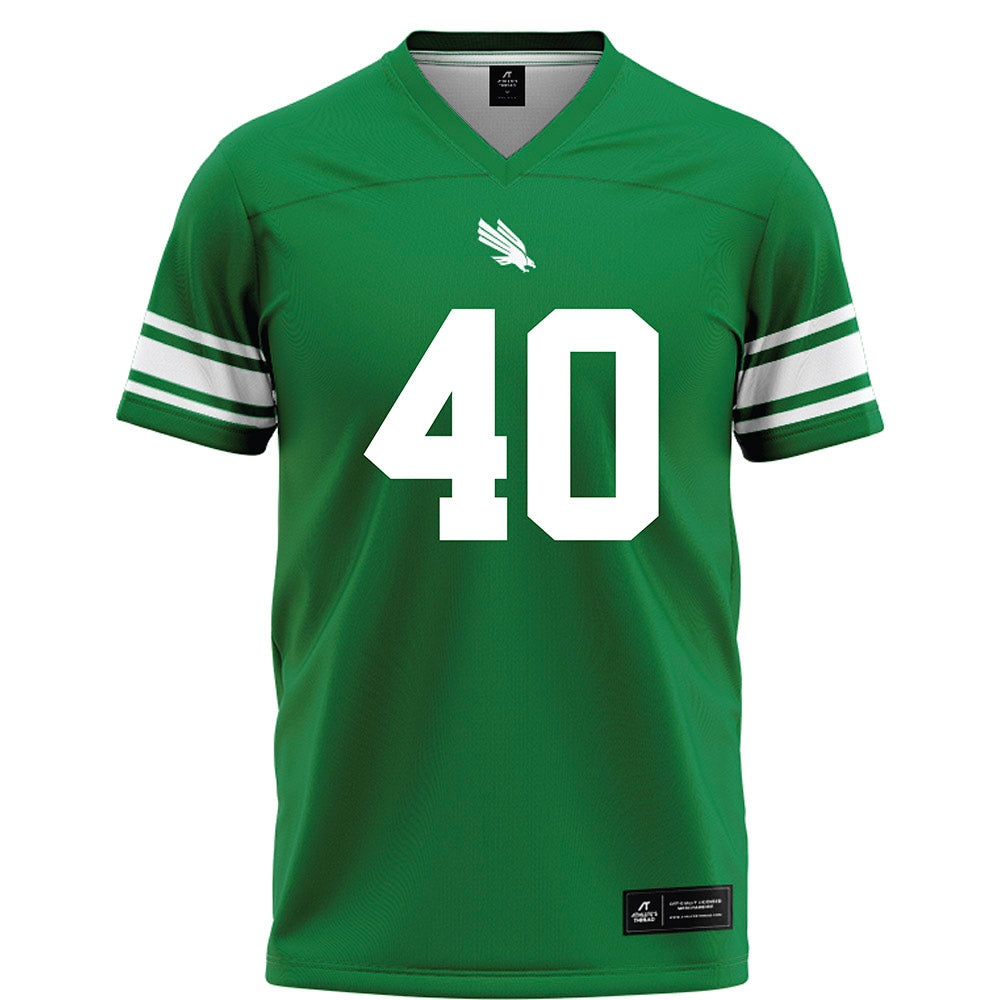 North Texas - NCAA Football : Mikaeli Nguma - Green Football Jersey