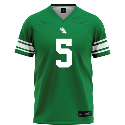 North Texas - NCAA Football : Ridge Texada - Green Football Jersey