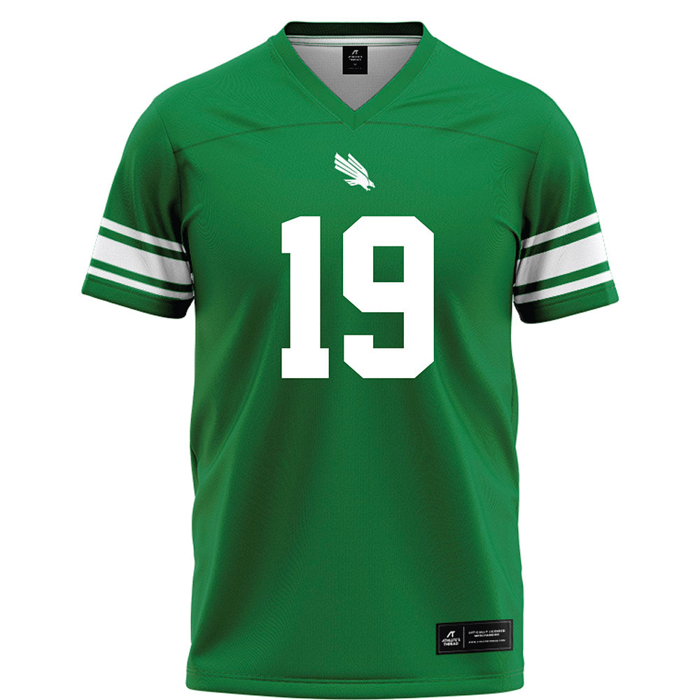 North Texas - NCAA Football : Victor Aderungboye - Green Football Jersey
