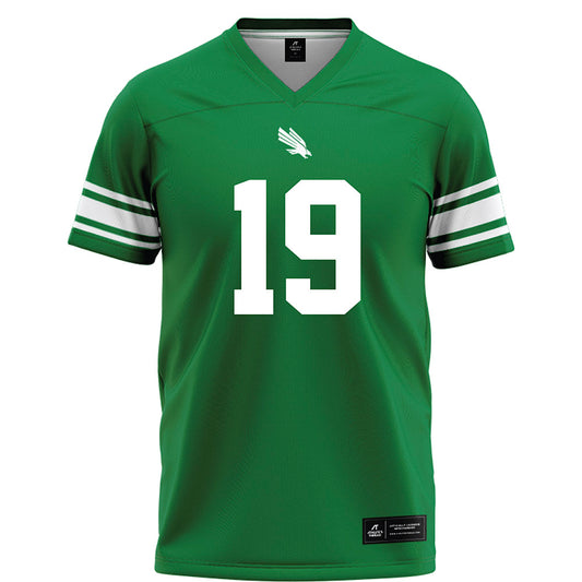 North Texas - NCAA Football : Victor Aderungboye - Green Football Jersey