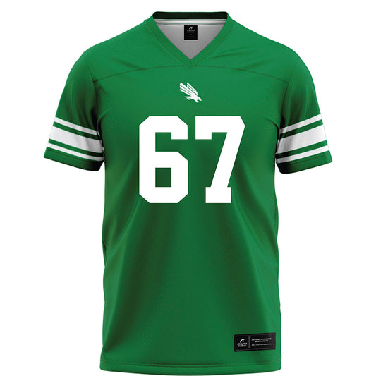 North Texas - NCAA Football : Braydon Nelson - Green Football Jersey