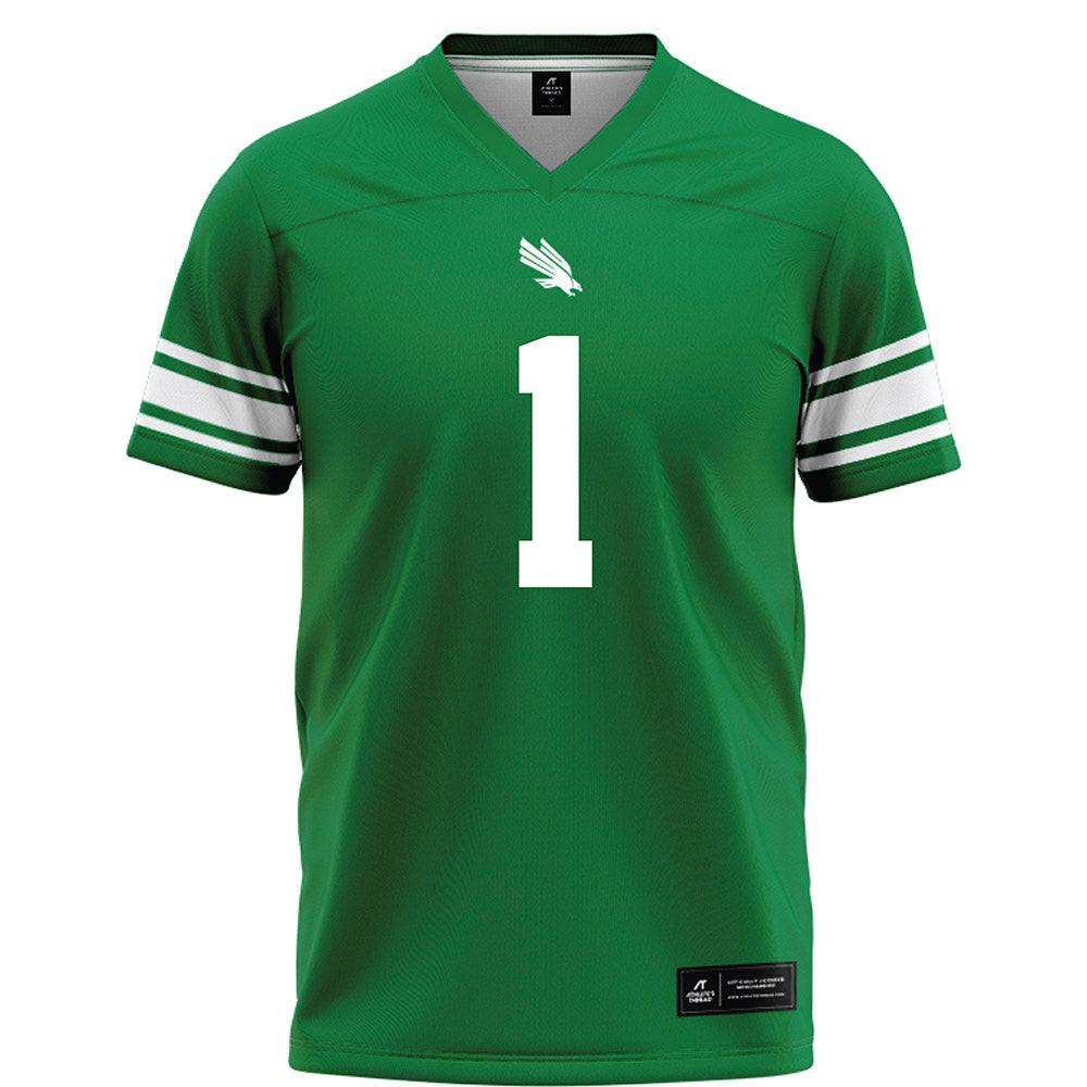 North Texas - NCAA Football : Miles Coleman - Green Football Jersey-0