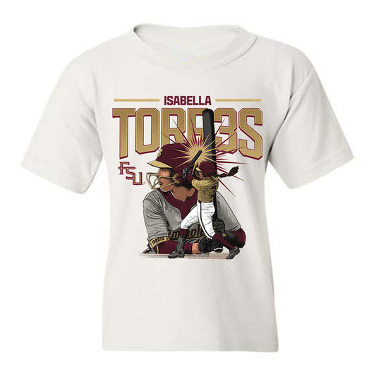 FSU - NCAA Softball : Isabella Torres - Individual Player Collage Youth T-Shirt