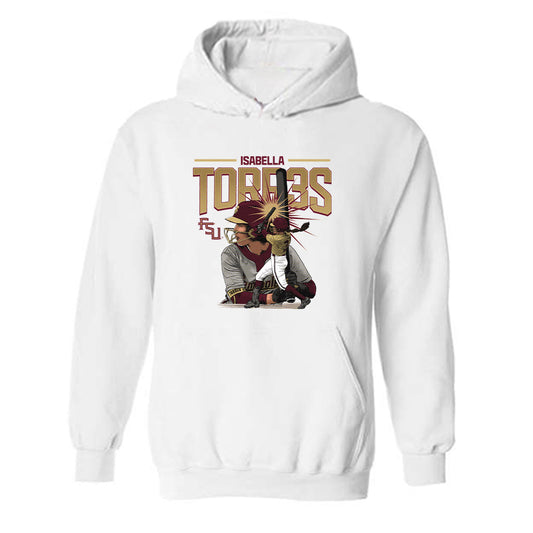 FSU - NCAA Softball : Isabella Torres - Individual Player Collage Hooded Sweatshirt