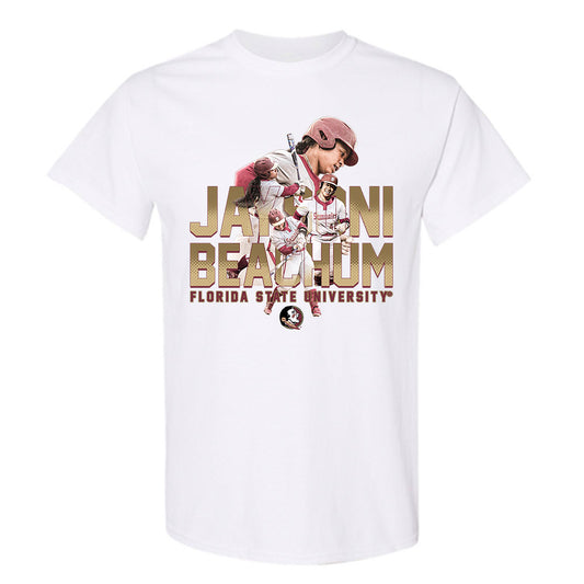 FSU - NCAA Softball : Jaysoni Beachum - T-Shirt Player Collage