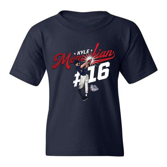 Gonzaga - NCAA Baseball : Kyle Memarian -  Youth T-Shirt