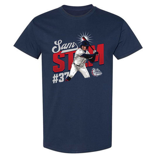 Gonzaga - NCAA Baseball : Sam Stem -  T-Shirt Individual Caricature