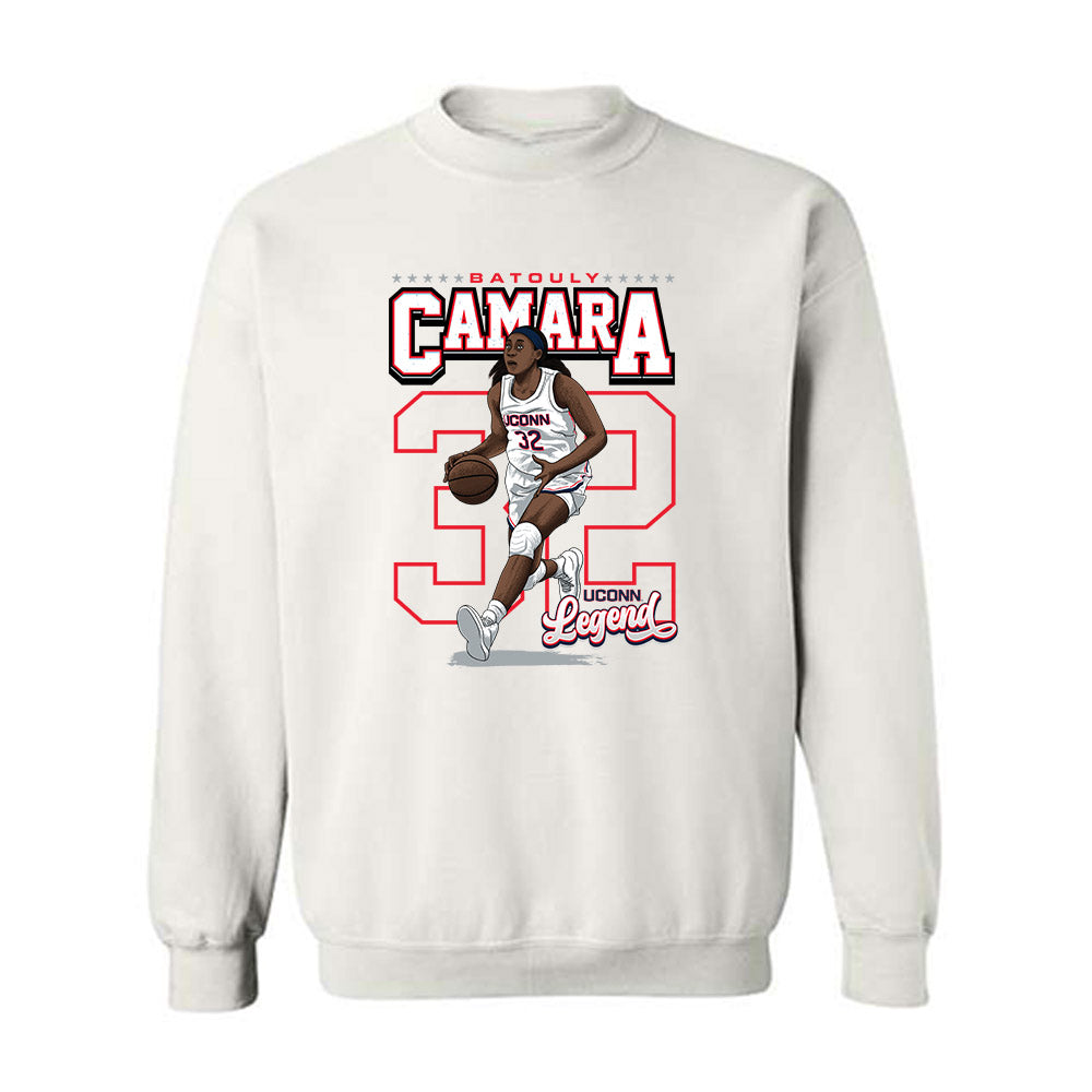 UConn - Womens Basketball Legends : Batouly Camara - Crewneck Sweatshirt