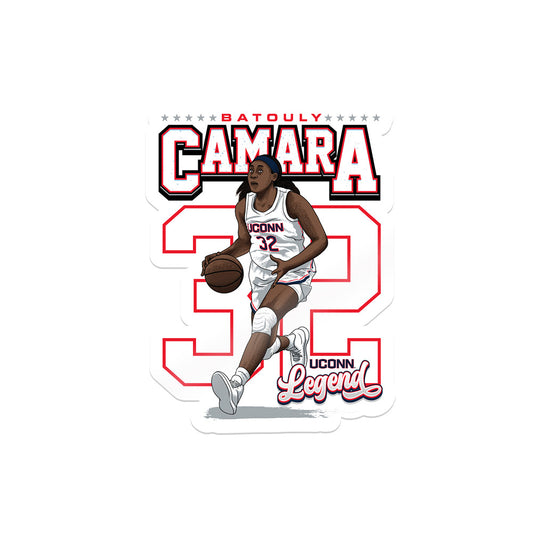 UConn - Womens Basketball Legends : Batouly Camara - Sticker