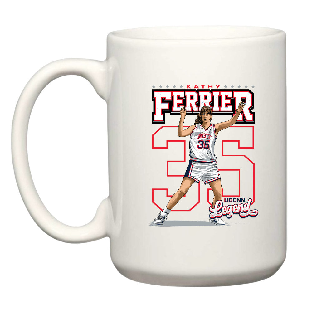 UConn - Womens Basketball Legends : Kathy Ferrier - Coffee Mug