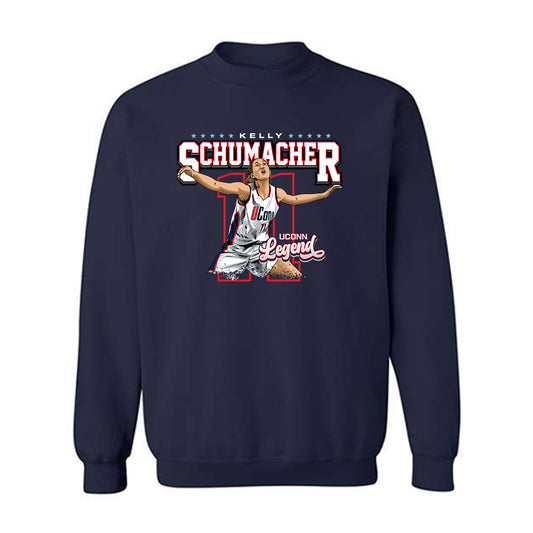 UConn - Womens Basketball Legends : Kelly Raimon (Schumacher) - Crewneck Sweatshirt