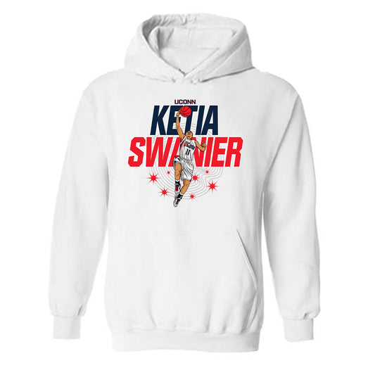 UConn - Womens Basketball Legends : Ketia Swanier - Hooded Sweatshirt