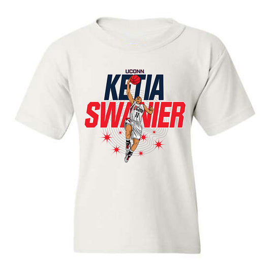 UConn - Womens Basketball Legends : Ketia Swanier - Youth T-Shirt