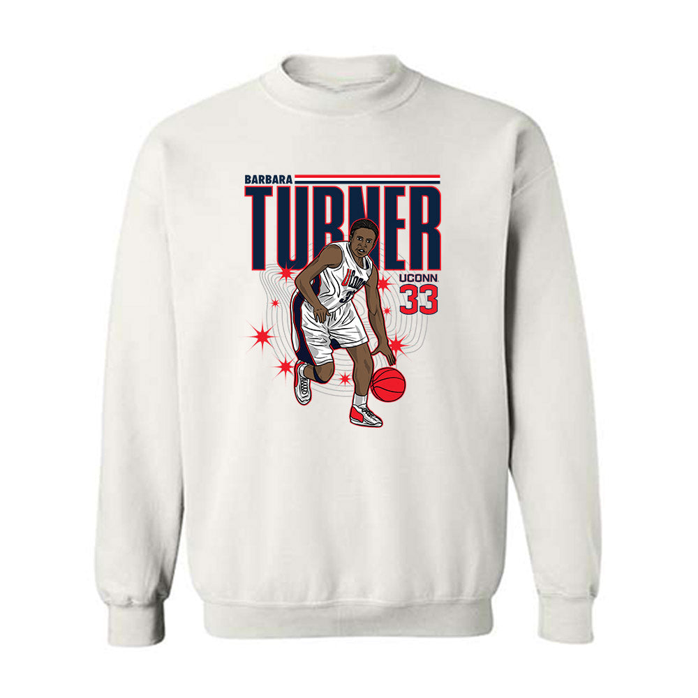 UConn - Womens Basketball Legends : Barbara Turner - Crewneck Sweatshirt