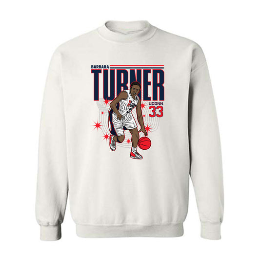 UConn - Womens Basketball Legends : Barbara Turner - Crewneck Sweatshirt