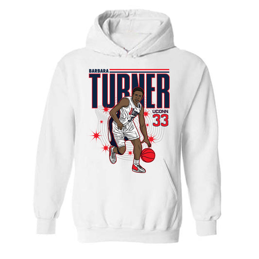 UConn - Womens Basketball Legends : Barbara Turner - Hooded Sweatshirt