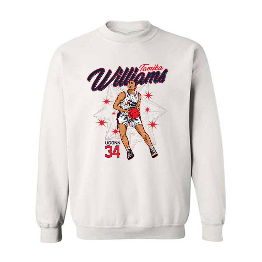 UConn - Womens Basketball Legends : Tamika Williams-Jeter - Crewneck Sweatshirt