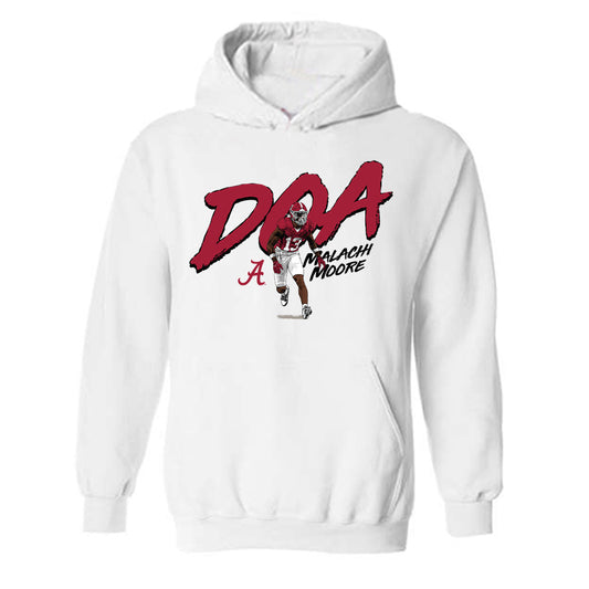 Alabama - NCAA Football : Malachi Moore - Hooded Sweatshirt Player Merch