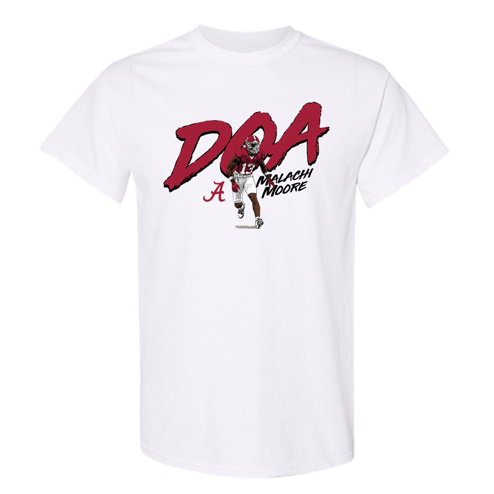 Alabama - NCAA Football : Malachi Moore - T-Shirt Player Merch